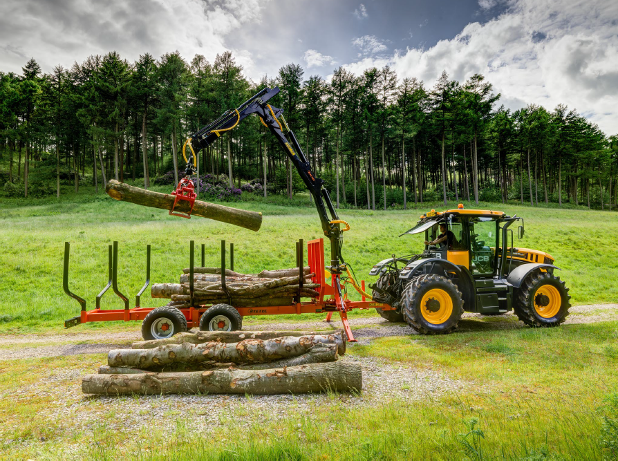 Ryetec Timber Trailer & Forestry Crane